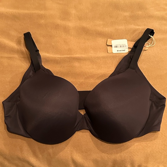 SKIMS 36B NWT Smoothing Intimates Full Coverage Lightly Lined Bra in Onyx - Picture 2 of 11